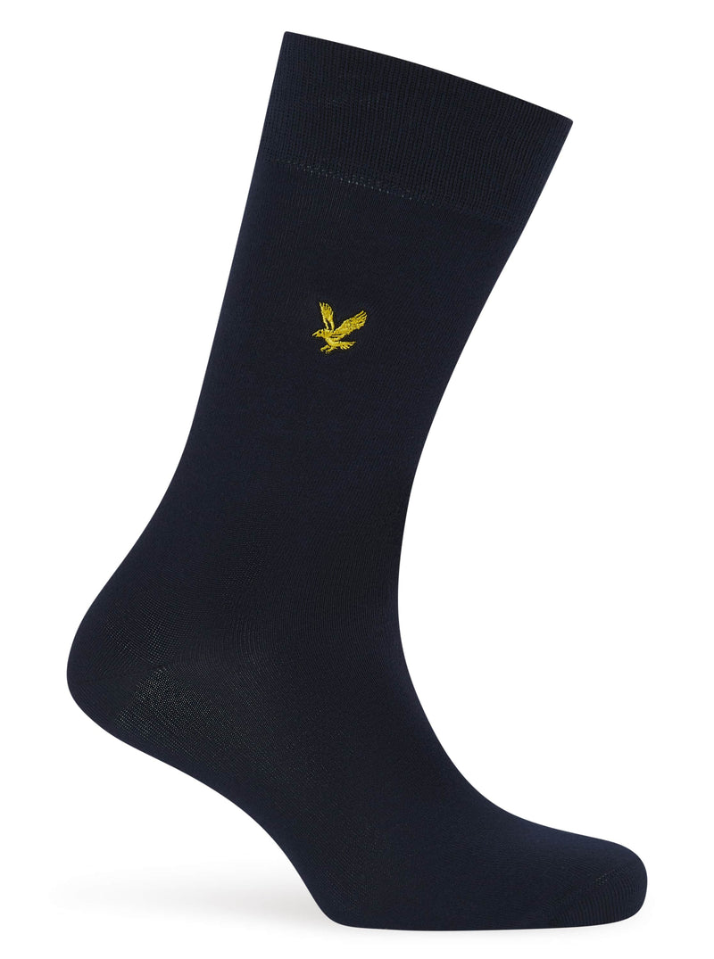 Lyle & Scott Mens Socks Angus Peacoat / Rainforest / Sailor Blue