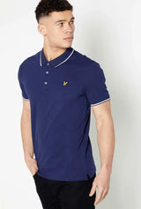 Lyle & Scott Tipped Polo Shirt - Navy / White