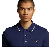 Lyle & Scott Tipped Polo Shirt - Navy / White