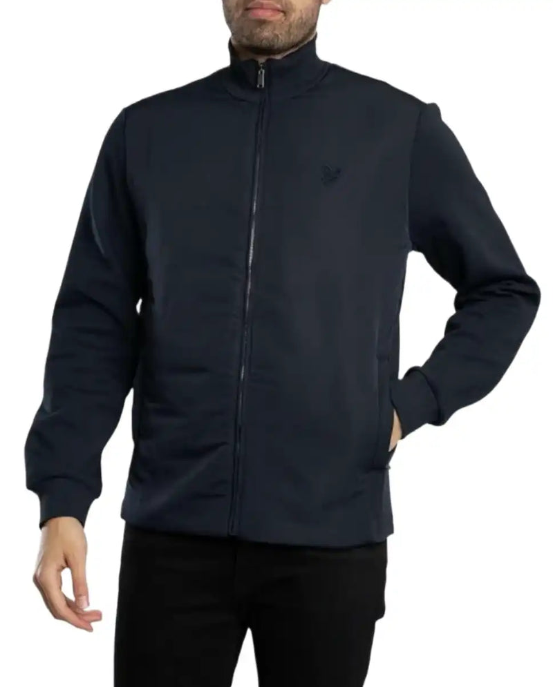 Lyle & Scott Mens Tonal Hybrid Jacket Dark Navy Northern Ireland