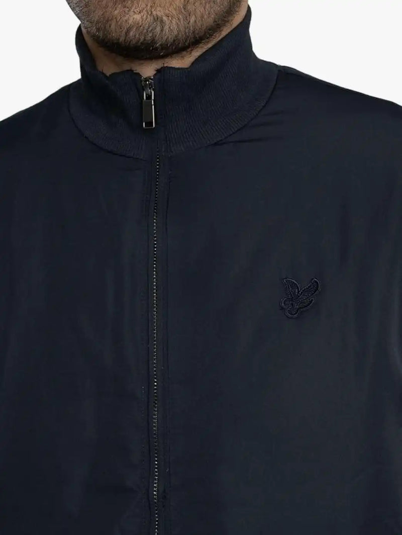 Lyle & Scott Mens Tonal Hybrid Jacket Dark Navy Northern Ireland
