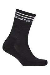 Lyle & Scott Mens Walter 3 Pack Sports Socks White/Grey/Black 7-11UK