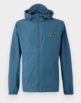 Lyle & Scott Mens Zip Through Hooded Jacket Deep Water Northern