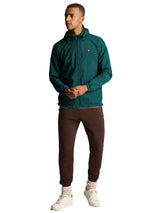 Lyle & Scott Mens Zip Through Hooded Jacket Malachite Green Northern