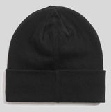 Lyle & Scott Merino Wool Blend Beanie Hat Black Northern Ireland