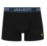 Lyle & Scott Miller 5 Pack Boxer Briefs Black Multi Waistband