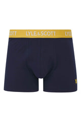Lyle & Scott Miller 5 Pack Boxer Briefs Black Multi Waistband