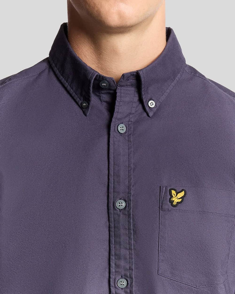 Lyle & Scott Plain Oxford Shirt Graystone Northern Ireland Belfast