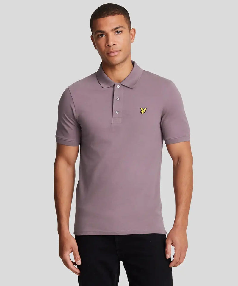 Lyle Scott Plain Polo Shirt Highland Mauve