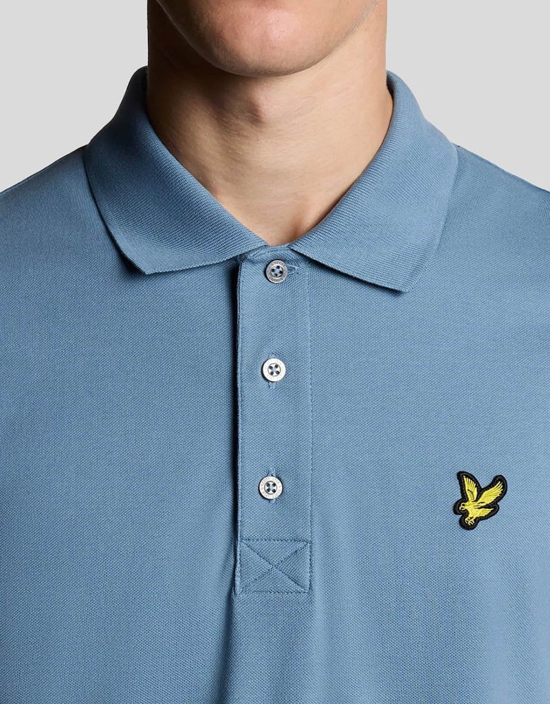 Lyle & Scott Plain Polo Shirt Ocean Sky Northern Ireland Belfast