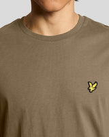 Lyle & Scott Plain T-Shirt Khaki Ash Green Northern Ireland Belfast