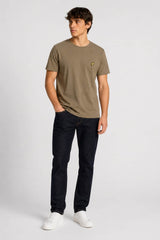 Lyle & Scott Plain T-Shirt Khaki Ash Green Northern Ireland Belfast