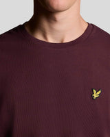 Lyle & Scott Plain T-Shirt Noir Plum Northern Ireland Belfast