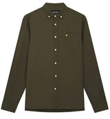 Lyle & Scott Regular Fit Oxford Shirt Olive Green