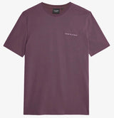 Lyle & Scott Script T Shirt Dusky Maroon Northern Ireland Belfast