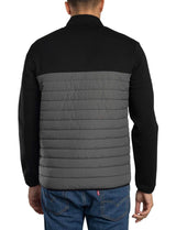 Lyle & Scott Sports Fleece Hybrid Jacket Jet Black/Granite Northern