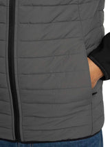 Lyle & Scott Sports Fleece Hybrid Jacket Jet Black/Granite Northern