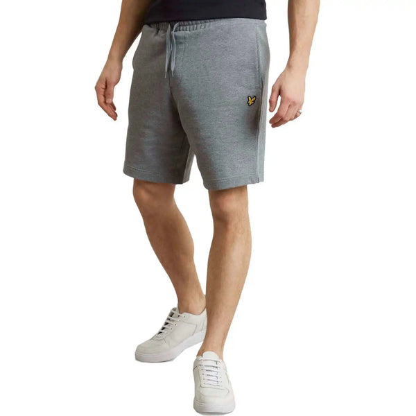 Lyle Scott Sweat Shorts Mid Grey Marl