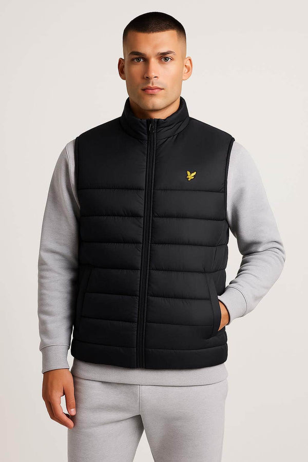 Lyle & Scott Wadded Gilet Body Warmer Black Northern Ireland Belfast