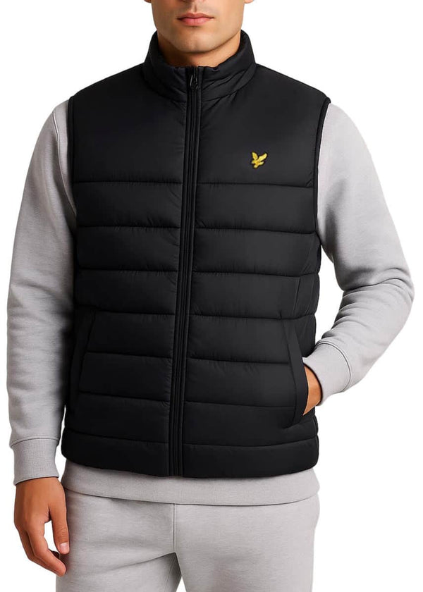 Lyle & Scott Wadded Gilet Body Warmer Black Northern Ireland Belfast