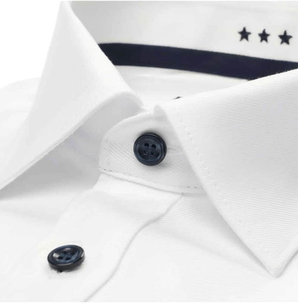 Marvelis 7579/64 Long Sleeve Body Fit White Formal Shirt