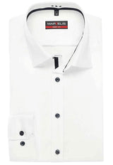 Marvelis 7579/64 Long Sleeve Body Fit White Formal Shirt