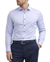 Marvelis Body Fit Dress Shirt 7508/64/11 Blue With Dots Northern