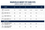 Marvelis Body Fit Formal Dress Shirt 7528-24-10 White Northern