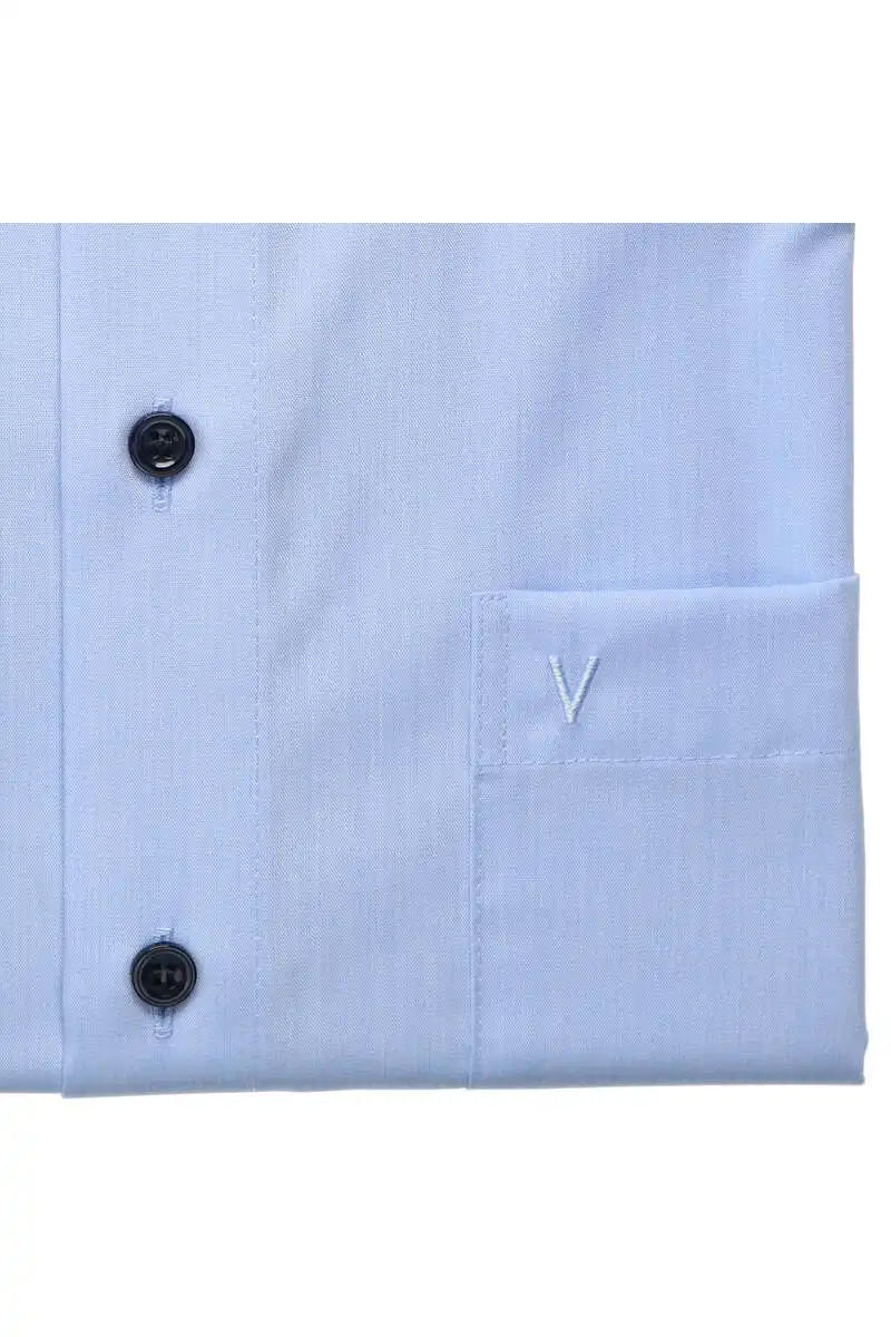 Marvelis Mens Long Sleeve Dress Shirt Modern Fit 7200/44/11 Blue