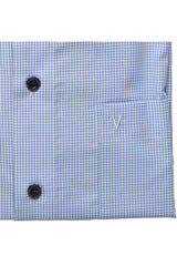 Marvelis Mens Long Sleeve Dress Shirt Modern Fit 7232/44/11 Blue/White