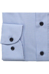 Marvelis Mens Long Sleeve Dress Shirt Modern Fit 7232/44/11 Blue/White