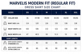 Marvelis Mens Modern Fit (Regular Fit) Formal Dress Shirt 7312-34-00