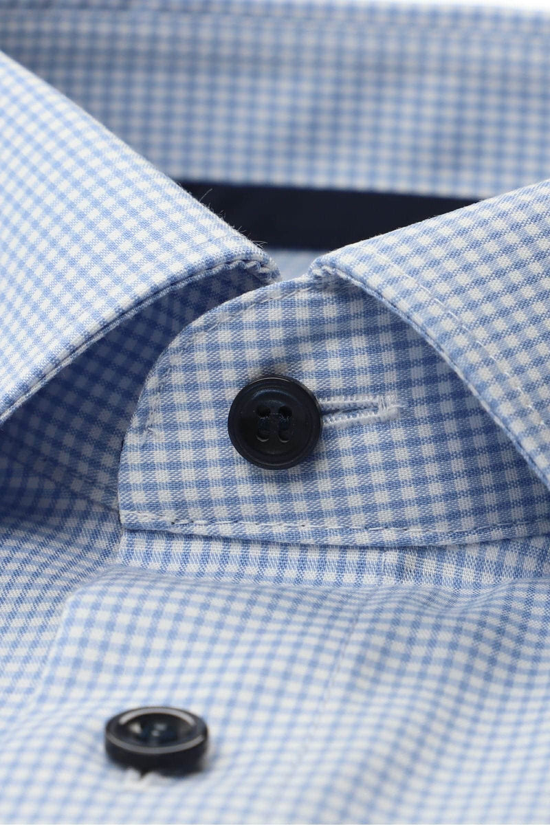 Marvelis Modern Fit Dress Shirt 7252/84/11 Blue Checked Northern