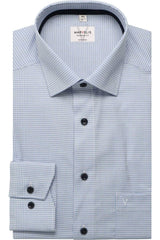 Marvelis Modern Fit Dress Shirt 7252/84/11 Blue Checked Northern