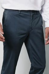 Meyer M5 Casual Cotton Chino Trousers Blue Northern Ireland Belfast