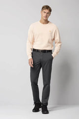Meyer M5 Casual Cotton Chino Trousers Charcoal Northern Ireland