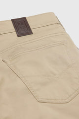 Meyer M5 Chino Trousers Slim Fit High Performance Satin 9-6106 Beige