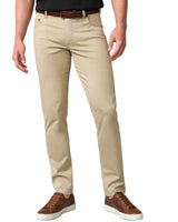Meyer M5 Chino Trousers Slim Fit High Performance Satin 9-6106 Beige