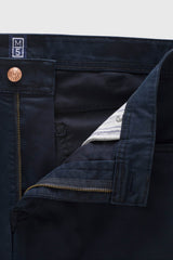 Meyer M5 Chino Trousers Slim Fit High Performance Satin 9-6106 Navy