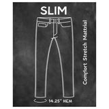 Meyer M5 Chino Trousers Slim Fit High Performance Satin 9-6106 Navy