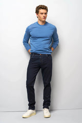 Meyer M5 Jeans Slim Leg Super Stretch Dark Denim Blue Northern