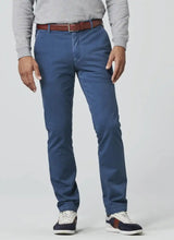 Meyer Men’s Chino Trousers New York Luxury Cotton Blue Ballynahinch
