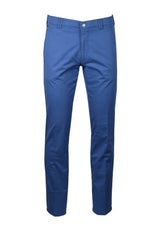 Meyer Mens Chino Trousers Rio Luxury Cotton 1-3011/17 Blue Northern
