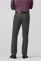 Meyer Chino Trousers Roma Luxury Cotton Charcoal Grey - 