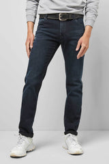 MEYER Jeans M5 Regular Fit 9-6209 Stretch Denim Navy - Pants