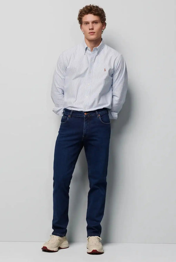 MEYER Men’s Jeans M5 Regular Fit 9-6256/17 Stone Blue Northern