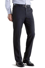 Meyer Men’s Trousers Roma Fine Gabardine Wool Mix Black Ballynahinch