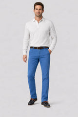 Meyer Roma Chino Trousers 1-5076 Blue Northern Ireland Belfast
