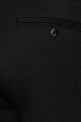 Meyer Trousers Oslo Fine Gabardine Wool Mix - Black