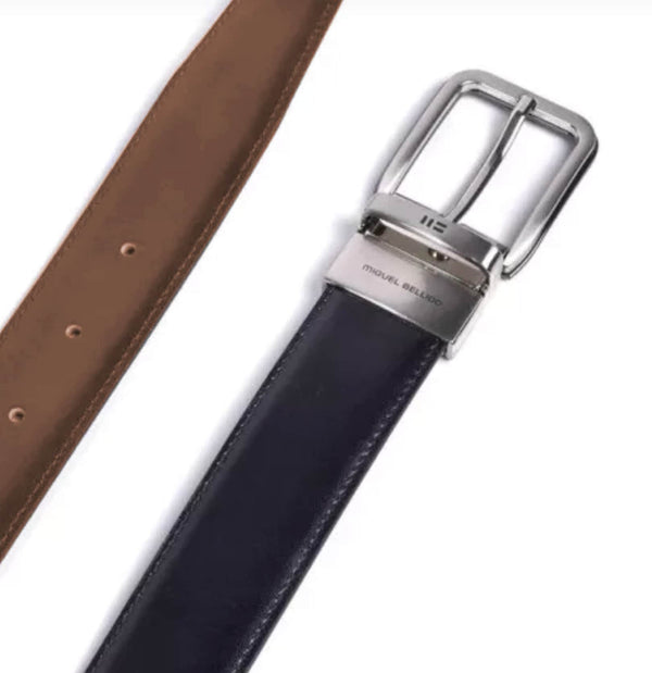 Miguel Bellido Mens Reversible Belt Black/Tan Northern Ireland Belfast